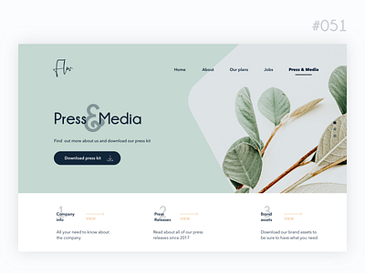 Daily UI Challenge #051 dailyui design press page sketch ui ux web website