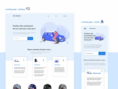 Mini Mecano - landing page. design dribbble landing page landing page design landingpage productdesign productpage shot ui uidesign userinterface ux visual design web webdesign website