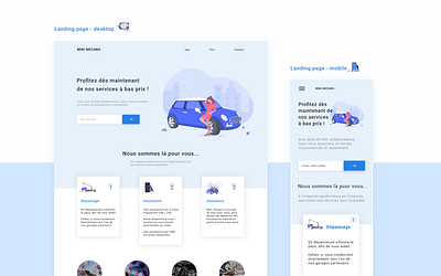 Mini Mecano - landing page. design dribbble landing page landing page design landingpage productdesign productpage shot ui uidesign userinterface ux visual design web webdesign website