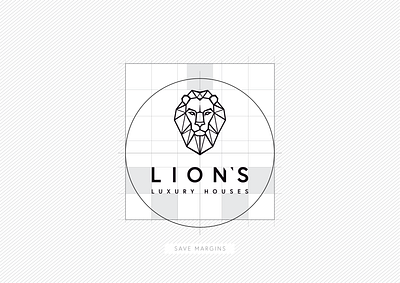 Lion's Luxury Houses branding linear logo luxury luxury branding luxury design luxury logo prestige simple