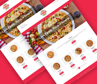 TemplateToaster Website Builder | Pizza store Magento Theme food food and drink food delivery food illustration pizza pizza app pizza store restaurant restaurant branding web design web development website builder