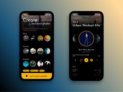 Music Player #009 agnesedaily app artist buttons daily 009 dailyui design illustration music music player musicplayer phone playlist ui