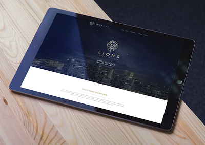 Website Lion's Luxury Houses branding luxury luxury branding luxury design luxury logo mobile design prestige real estate responsive website webdesign website