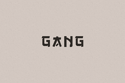 Gang logo branding design icon illustration logo vector