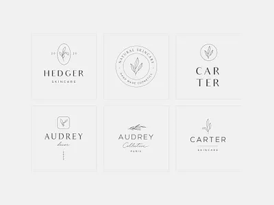 Botanical Logo Kit adobe botanical logos branding design design templates download download graphics download logos graphics illustrator logo logo design logo kit logo template logo templates logodesign logos logotype logotypes vector graphics