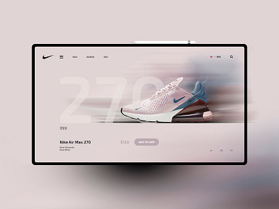 Nike design landingpage ui uidesign ux uxdesign website