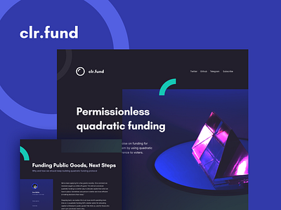 Brand Styleguide - clr.Fund banding design blockchain branding design ethereum logo styleguide