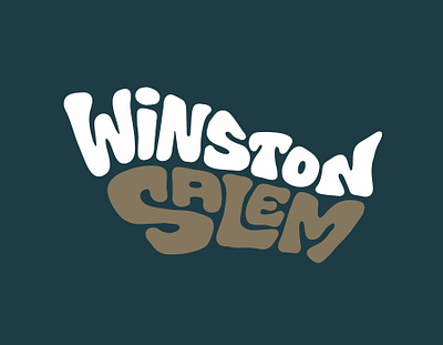 Winston Salem clientwork custom lettering hand drawn handlettering itsjerryokolo jerryokolo lettering logo designer logotype oregon procreate salem tshirt tshirtdesign tshirtdesigner typography winston winston salem