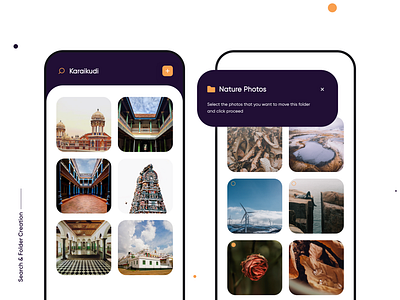 Simple Photoz App - Folder Creation cleanui freshui interface mobileapp photosapp simpleui ui uitryouts uiux ux