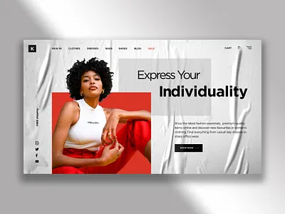 02 FASHION WEB branding fashion graphic design graphicdesign ui design uiux uiuxdesign userinterface uxdesign web webdesign website