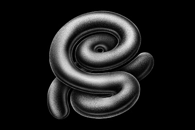 S — (19/36) 2020 36 days of type abstract black black white black and white design hand lettering illustration minimal procreate type typography
