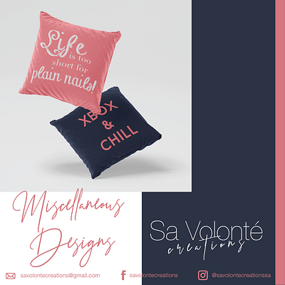 Miscellaneous Designs advertising advertising design brand identity branding company branding cushion design graphic design home decor logo mural mural design murals print print design stationery typography vinyl