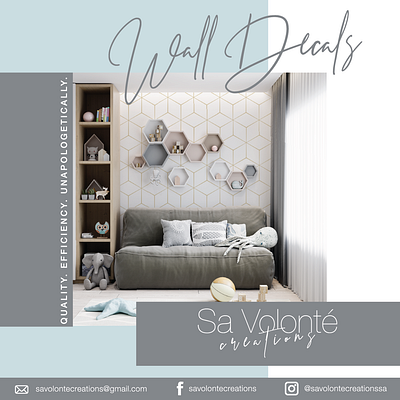 Wall Decals/Vinyls advertising design branding company branding decal decal design decal printing decals decorative design graphic design print typography