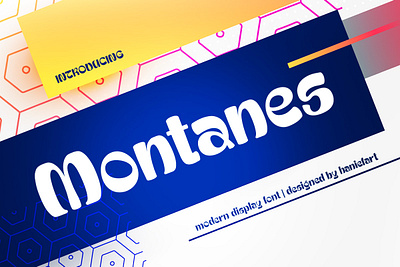 Montanes Typeface apparel banner branding business calligraphy comic cover book display display font elegant flyer font lettering magazine modern posters tshirt typeface typography unique