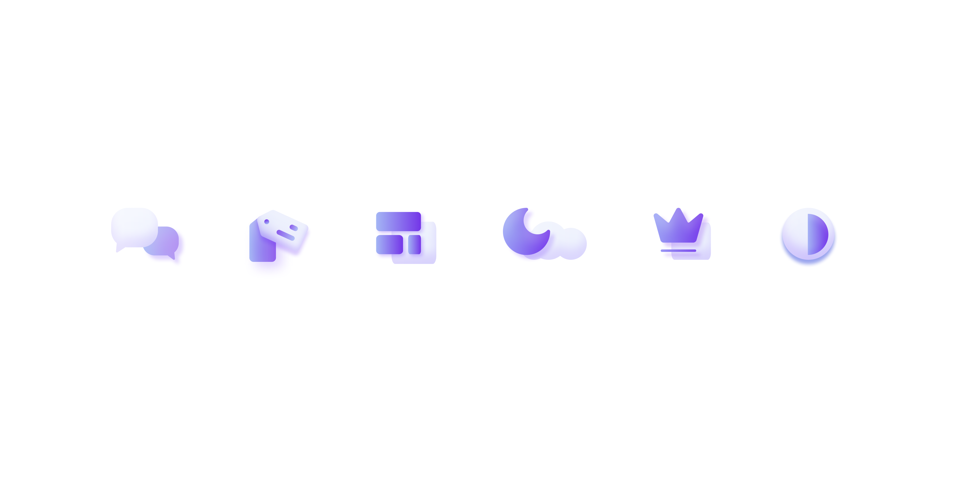 Frosted icons duotone frosted iconography icons illustration ui