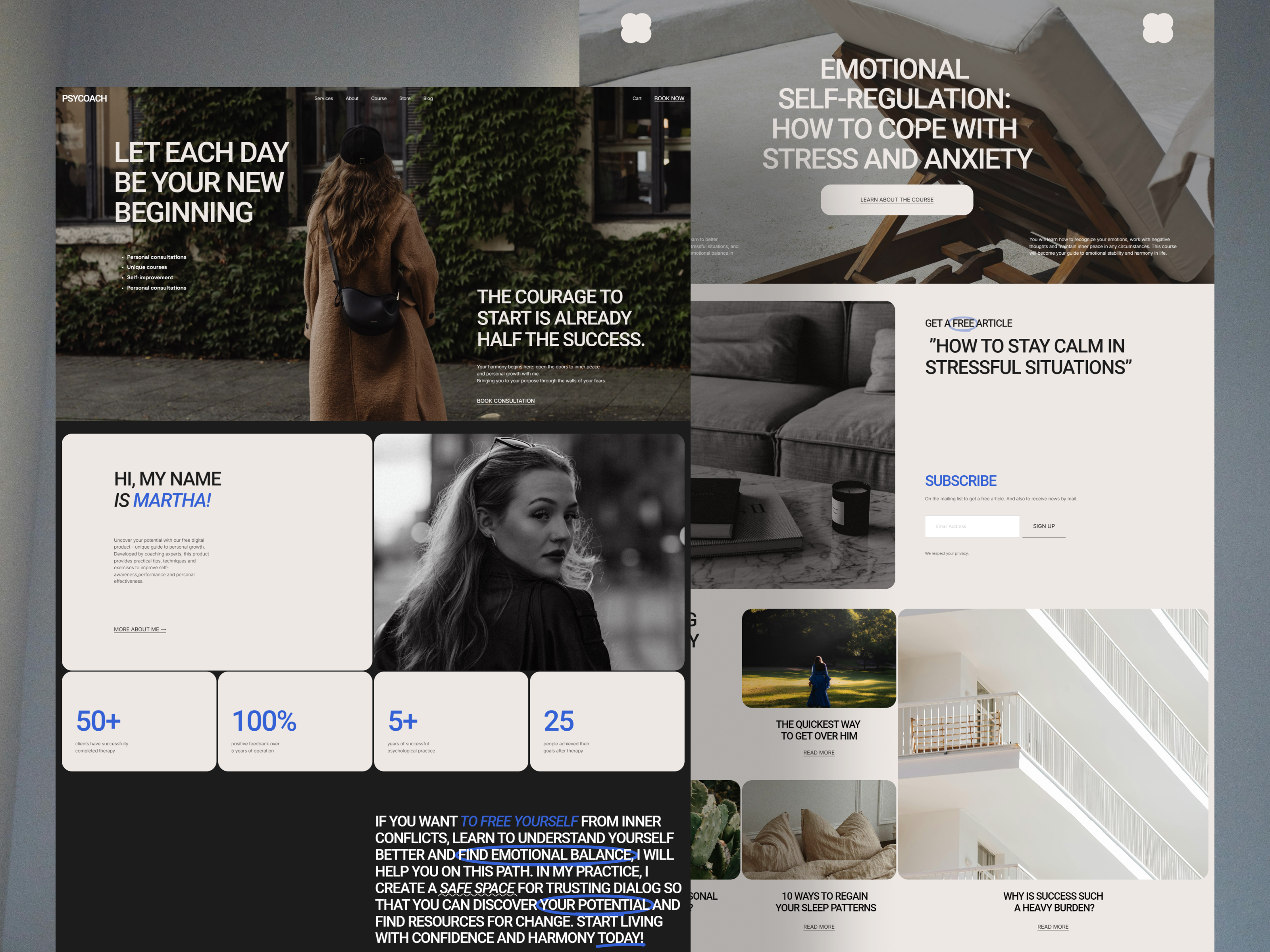 Example of Custom Squarespace Website Design/Build