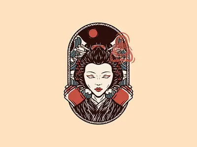 Geisha illustration