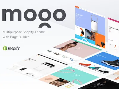 Mogo - Fastest Shopify Theme app branding design elements flat shopify shopify theme ui ux web website