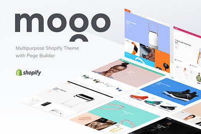 Mogo - Fastest Shopify Theme app branding design elements flat shopify shopify theme ui ux web website