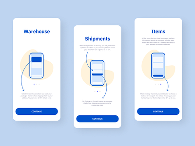 ShippingCart blue branding delivery app design mobile app mobile mobiledesign appdesign onboard onboarding onboarding screen onboarding ui shipping shopping ui ui design ux ux design web design