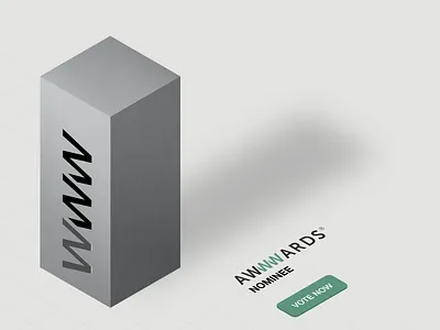 I'm Nominated! Please Vote award awwwards design