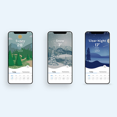 Weather App UI app design ui ux