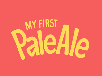 Pale Ale beer beer label brushlettering calligraphy handlettering ink japan lettering letters logo logotype type typography wordmark