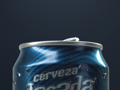 Beer Can Mockup beer cerveza cinema4d cn design dorada guatemala mockup pollitq