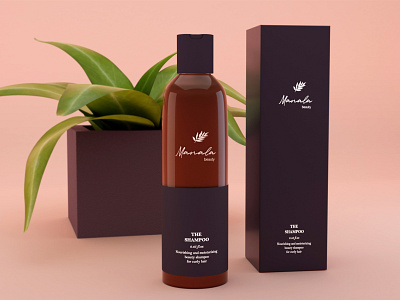 3d Packaging - Manala cosmetics 3d 3d art 3d artist blender blender3d blendercycles brand identity branding logo logotype packaging product prototype