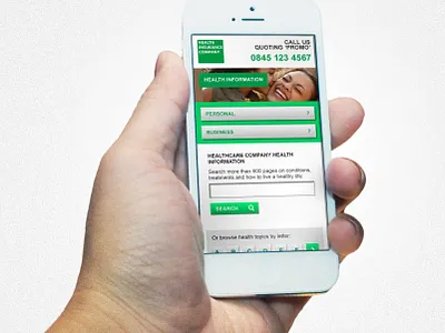 Design and create a ‘best-in-class’ mobile web site engaging healthcare mobile ui onboarding segmentation uidesign valuable way finding