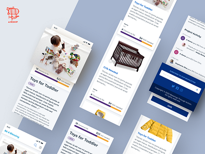 Be A Blessing Fundraising Platform airship app design mobile app mobile app design mobile application mobile design react native react native design user experience ux