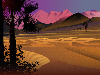 Desert art desert digital dribbble dribbble best shot gfxmob graphic illustration illustration digital illustrator illustrator art landscape landscape design landscape illustration mountain nature illustration shot vector vector illustration view