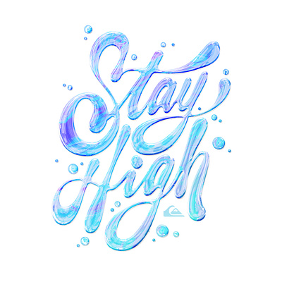 Stay High branding handlettering illustration illustrator lettering logo type typo typography vector