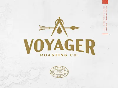 Voyager Roasting Co. branding branding design coffee logo roasters sailing