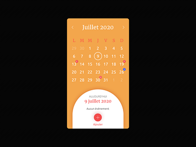 #dailyui #038 Calendar 038 calendar dailyui mobile