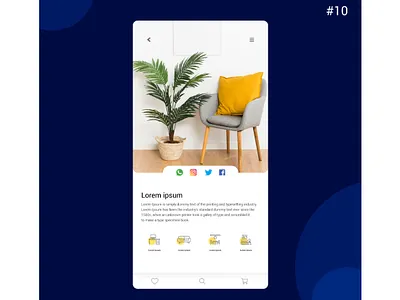 DailyUI- #10-Social Share daily daily 100 challenge dailychallenge dailyui design flat icon illustration logo ui ux vector