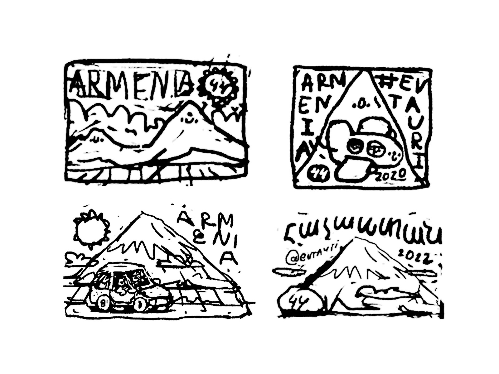 Armenia print 2022 by Zhenya Artemjev on Dribbble