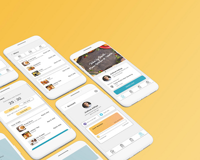 Self Service Restaurant App app branding design mobile restaurant self service ui ux
