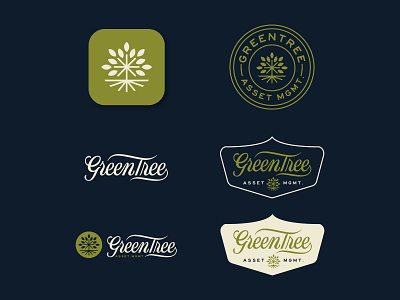 GreenTree Logo Design 2 austin austin texas badge brand book brand identity brand manual branding brandscape greentree icon lettering logo real estate texas tree variations