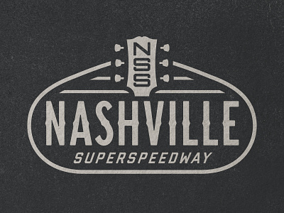 Nashville Superspeedway athletics design guitar logo nascar nashville racing sports tennessee