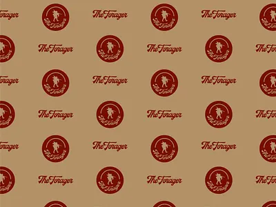 The Forager - logo pattern brand design branding design icon logo rebrand rebranding restaurant logo typography vector