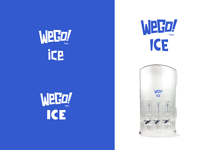 WeGo! Ice Logotypes brand design logo logotype restaurant vending machine