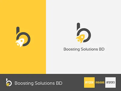 Boosting Solutions BD advertising boost boosting brand brand identity branding concept design digital marketing logo social boosting social media vector