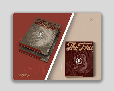 The Forager - cook book covers book book cover book cover design brand design branding branding design design icon logo typography