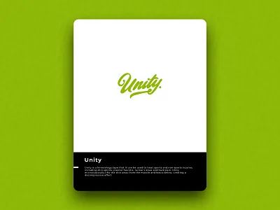 Unity brand design icon kinesiology logo muscle physiotherapy tape