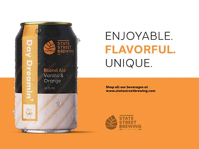 State Street Brewing - Packaging Design beer art beer can beer label can design design graphic design label design layout package design packaging packaging design