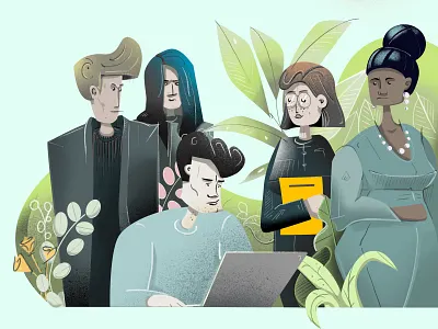 characters body character characterdesign characters clean design humans illustration illustrator nature person plant simple work