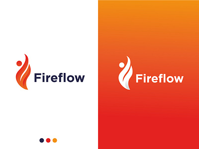 F Letter Mark logo (Fireflow) app logo best logo brand logo branding business logo colourful logo creative creative logo design f icon f logo mark fireflow logo graphic design letter logo mark minimal logo simple