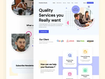 Digital Agency website Design Concept agency agency landing page agency website creative agency design service digital agency digital marketing homepage landing page minimal design popular product design product designer startup uiux unique design user experience user interface web design web page
