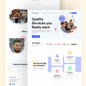 Digital Agency website Design Concept by Sifat Hasan on Dribbble